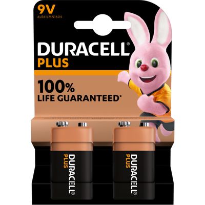 Plus Alkaline 9V Batterij