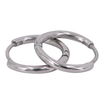 Kalli Oorringen Rond Smal Zilver 1.3 cm | 1895