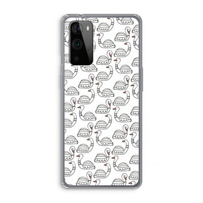 Zwanen: OnePlus 9 Pro Transparant Hoesje