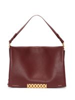 Victoria Beckham pochette en cuir à chaîne Jumbo - Marron - thumbnail