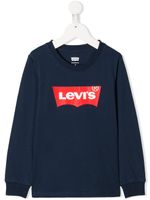 Levi's Kids sweat à logo imprimé - Bleu