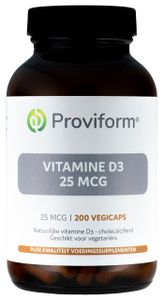 Proviform Vitamine D3 25mcg Vegicaps