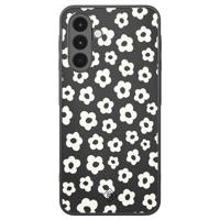 Samsung Galaxy A16 hoesje - Retro bloempjes Samsung Galaxy A16 hoesje - Retro bloempjes