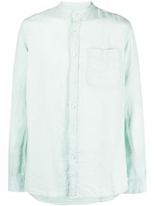 Woolrich chemise en lin à manches longues - Vert