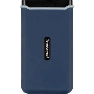 Transcend ESD370C 500 GB Externe SSD harde schijf USB-C, USB-A Marine-blauw TS500GESD370C