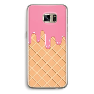 Ice cream: Samsung Galaxy S7 Edge Transparant Hoesje