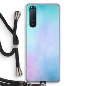 mist pastel: Sony Xperia 5 II Transparant Hoesje met koord