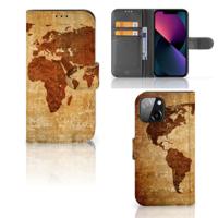 iPhone 13 Mini | Flip Cover | Wereldkaart