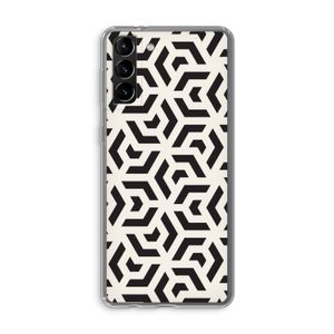 Crazy pattern: Samsung Galaxy S21 Plus Transparant Hoesje