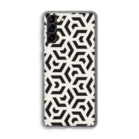 Crazy pattern: Samsung Galaxy S21 Plus Transparant Hoesje