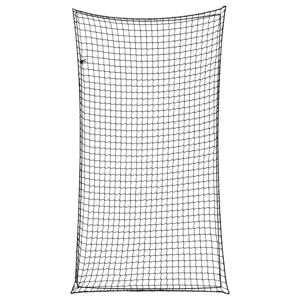 VidaXL Aanhangwagennet elastisch touw 3x1,65 m polypropeen zwart