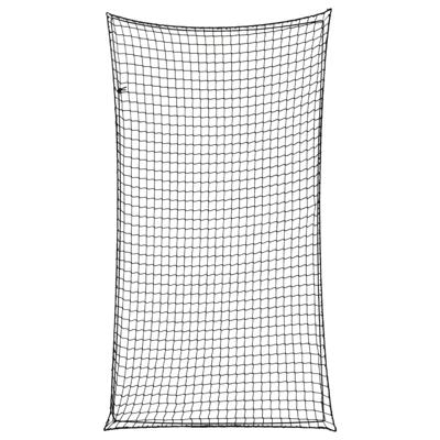 VidaXL Aanhangwagennet elastisch touw 3x1,65 m polypropeen zwart