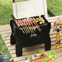 2-in-1 Houtskoolgrill & Gasgrill Draagbare Vuurplaats met Roestvrijstalen Rooster & Draagtas 2-in-1 Houtskoolgrill & Gasgrill Draagbare Vuurplaats met Roestvrijstalen Rooster & Draagtas