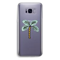 Palmboom: Samsung Galaxy S8 Plus Transparant Hoesje