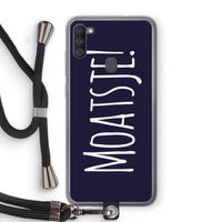 Moatsje!: Samsung Galaxy A11 Transparant Hoesje met koord