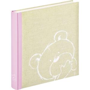 walther+ design UK-151-R Fotoalbum (b x h) 28 cm x 30.5 cm Beige, Roze 50 bladzijden
