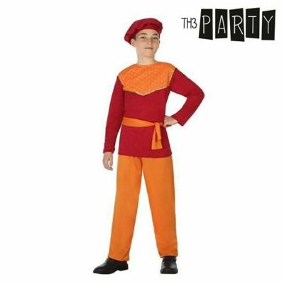 Kostuums voor Kinderen Page Rood 4 pcs - Maat: 10-12 Jaar - Maat: 10-12 Jaar