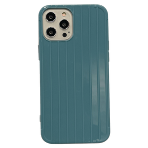 iPhone 12 Pro Max hoesje - Backcover - Patroon - TPU - Zeeblauw