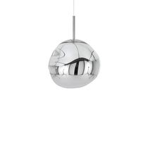Hanglamp Sanimex Njoy Met E27 Fitting 27 cm Inclusief 4W Lamp Glas Chroom Sanimex - thumbnail