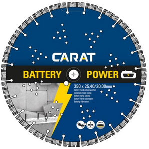 Carat Diamantzaag | Battery power universeel | Ø350x25,40/20,00 mm - CBP3504200