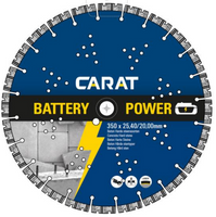 Carat Diamantzaag | Battery power universeel | Ø350x25,40/20,00 mm - CBP3504200 - thumbnail