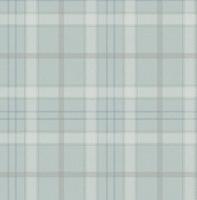Dutch Wallcoverings Sauvage Ruit - Lichtblauw