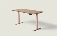 Desktronic HomeOne bureau Zachtroze / Walnoot / 160x80 cm