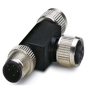 Phoenix Contact 1559783 Sensor/actuator verdeler en adapter M12 SPEEDCON Aantal polen: 4 Adapter, T-vorm 5 stuk(s)