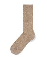 HEMA Herensokken rib beige (beige)