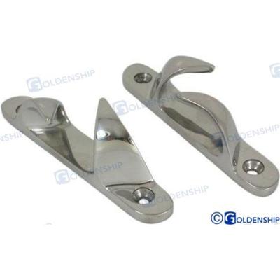Cornamusas, bitas y guiacabos GS70070 - GUIACABOS INOX. -PAR- 114 MM.