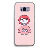 Hartje: Samsung Galaxy S8 Transparant Hoesje