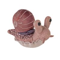 Wild Republic slak knuffel - pluche - bruin - 13 cm - weekdieren - knuffeldieren - slakken Wild Republic slak knuffel - pluche - bruin - 13 cm - weekdieren - knuffeldieren - slakken
