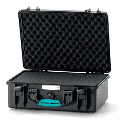 HPRC 2500 koffer met plukschuim zwart/blauw bassano