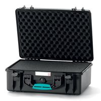 HPRC 2500 koffer met plukschuim zwart/blauw bassano