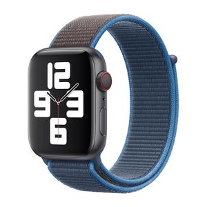 Apple origineel Sport Loop Apple Watch 42mm / 44mm / 45mm / 49mm Surf Blue - MXMW2ZM/A