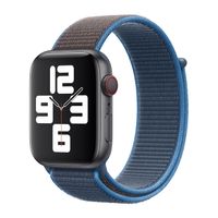 Apple origineel Sport Loop Apple Watch 42mm / 44mm / 45mm / 49mm Surf Blue - MXMW2ZM/A - thumbnail