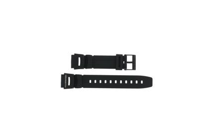 Horlogeband Casio 10018051 / WS-300-7B Kunststof/Plastic Zwart 18mm
