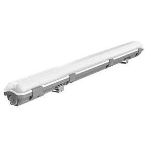 LED TL Armatuur T8 - 60cm - 9W - Waterdicht IP54 - Helder/Koud Wit 6400K - Kunststof