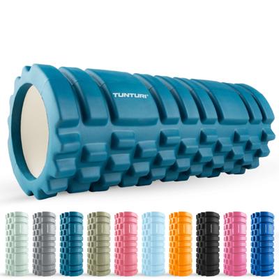 Tunturi Yoga Grid Foam Roller 33 cm | Ø 13 cm | petrol blauw