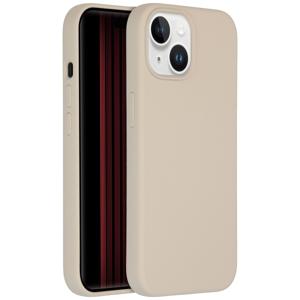 Accezz Liquid Silicone Backcover met MagSafe iPhone 15 Telefoonhoesje Grijs