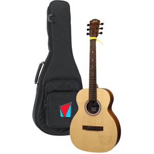 LAG Guitars Tramontane Travel Series Vian-001 Vianney Signature elektrisch-akoestische westerngitaar met gigbag