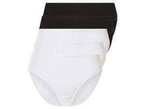 esmara Dames slips 5 stuks (Zwart/wit, XS (32/34))