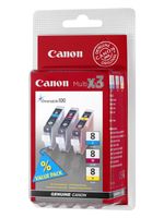 Canon CLI-8 C/M/Y inktcartridge 3 stuk(s) Origineel Cyaan, Magenta, Geel - thumbnail