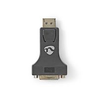 Nedis DisplayPort-Adapter | DisplayPort Male | DVI-I 24+5-Pins Female | Zwart | 1 stuks - CCGB37925BK CCGB37925BK - thumbnail