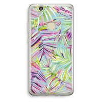 Tropical Palms Blue: Huawei Ascend P10 Lite Transparant Hoesje Tropical Palms Blue: Huawei Ascend P10 Lite Transparant Hoesje