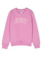 Autry Kids sweat en coton à logo imprimé - Rose - thumbnail