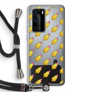 Waterijsjes: Huawei P40 Pro Transparant Hoesje met koord