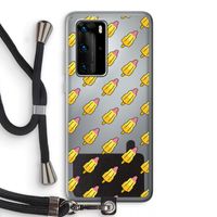 Waterijsjes: Huawei P40 Pro Transparant Hoesje met koord
