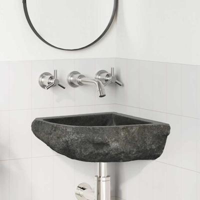 Wand Gemonteerde Hoekkom Grijs (30-37) x (30-37) x 12 cm