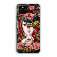 Lady Moth: Google Pixel 5a 5G Transparant Hoesje